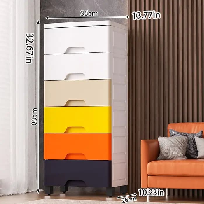 Un meuble de rangement indispensable pour les minimalistes ! Doté d'un design Morandi à blocs de couleurs à faible
