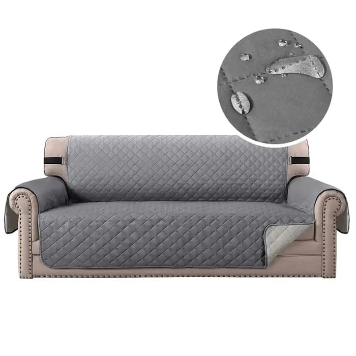 Housse de canapé imperméable, anti-usure, pour 1/2/3/4 places, pour fauteuils, avec coussin antidérapant, matelassée, pour la maison, pour chiens, animaux domestiques et enfants