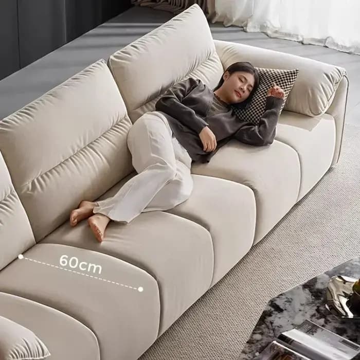 Canapé d'angle moderne de luxe en tissu anti-griffures pour chat