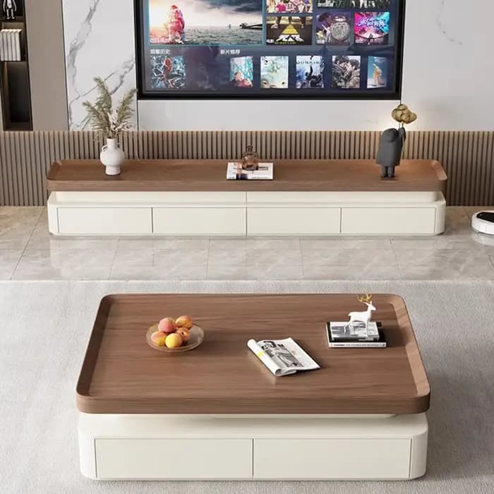 Meuble TV Glamour avec tiroirs