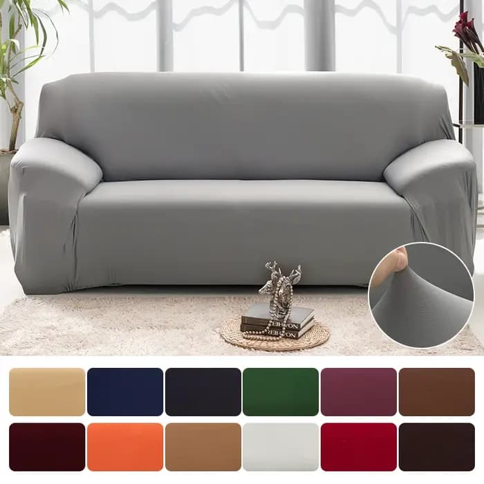 Juste extensible pour canapé et fauteuil 1 pièce, en spandex, compatible avec canapé d'angle