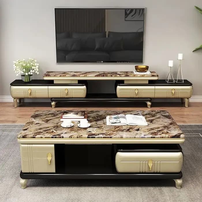 Meuble Tv de luxe, Design de divertissement esthétique