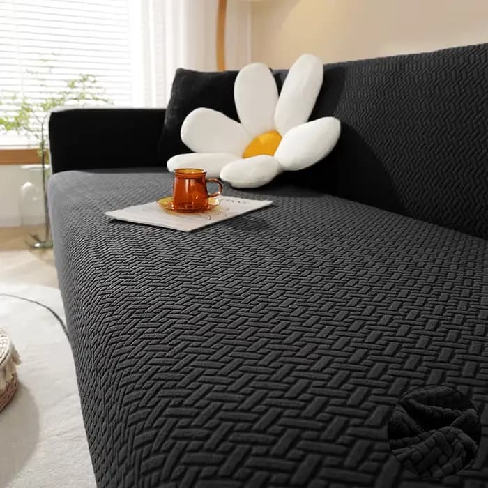 Housse de canapé élastique en Jacquard pour salon, protection de fauteuil en polaire extensible, can