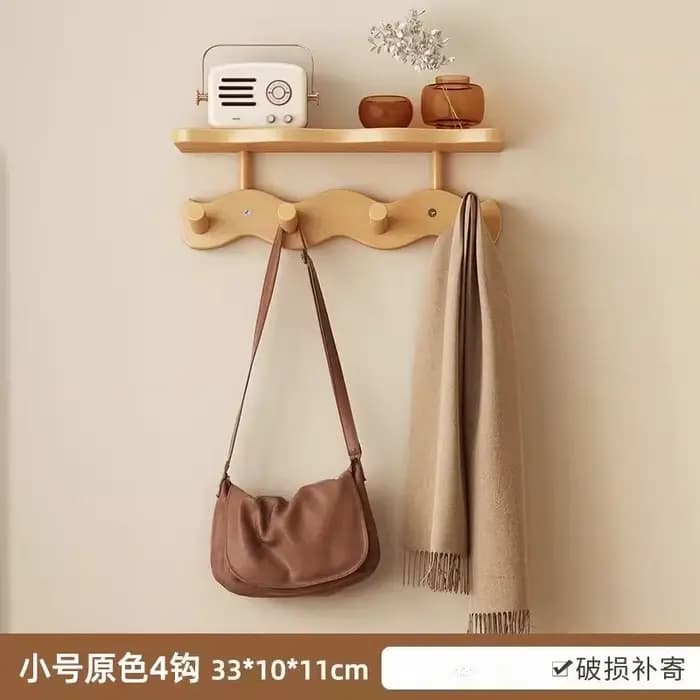 Porte-manteaux mural vintage pour salon