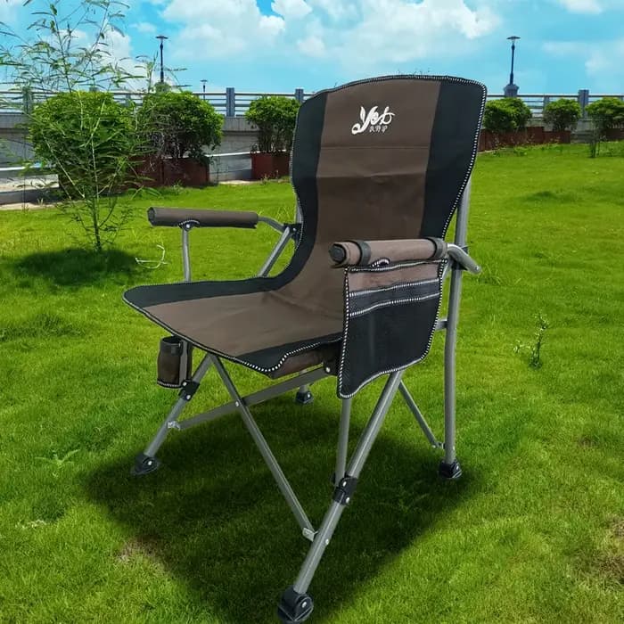 Relax chaises de Camping portables noir adultes voyage