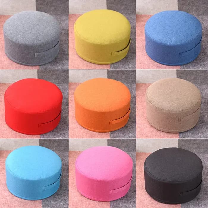 Coussin d'assise au sol, repose-pieds, canapé rond, pouf, aide-pied