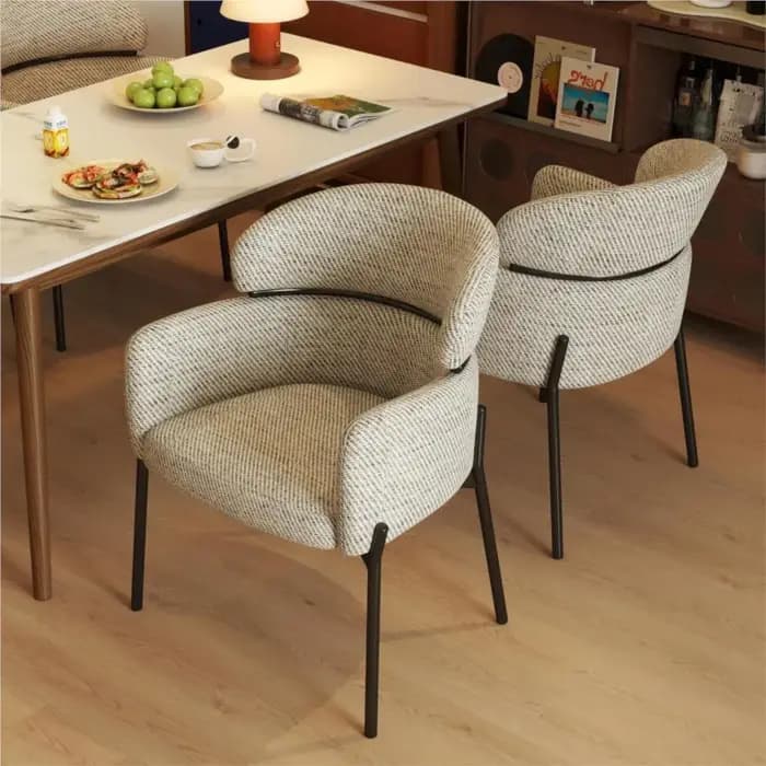 Chaise de salle à manger minimaliste italienne