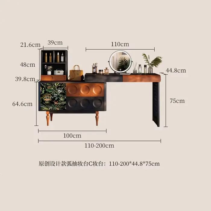 Commode de rangement créative