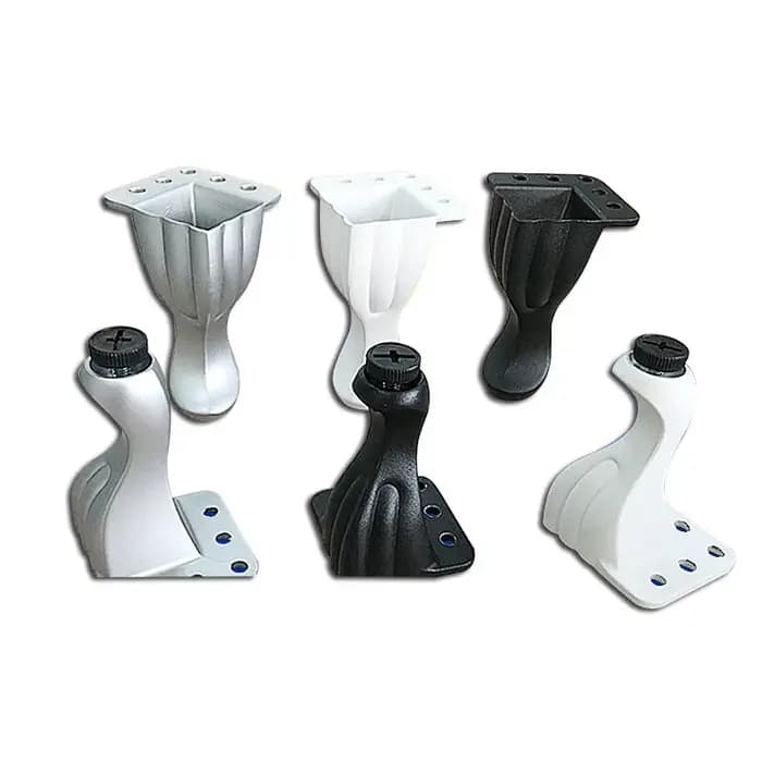 4 pièces pieds de Table de meubles en métal accessoires de nivellement d'hôtel fer