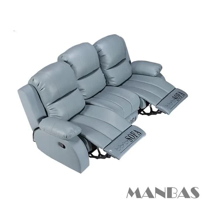 MINGDIBAO-Canapé inclinable en cuir véritable, canapé multifonctionnel, fauteuil inclinable manuel o