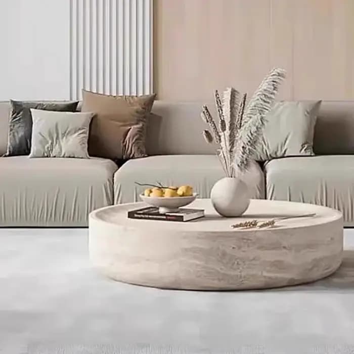 Table basse industrielle japonaise claire