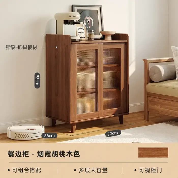 Meuble de rangement anti-poussière pour salon