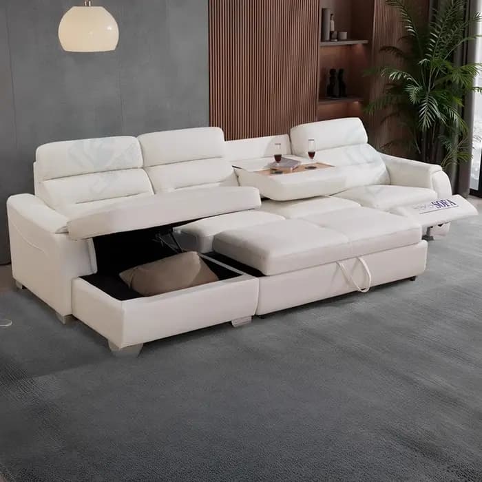 Salon rangement canapé fauteuils inclinable Convertible Relax