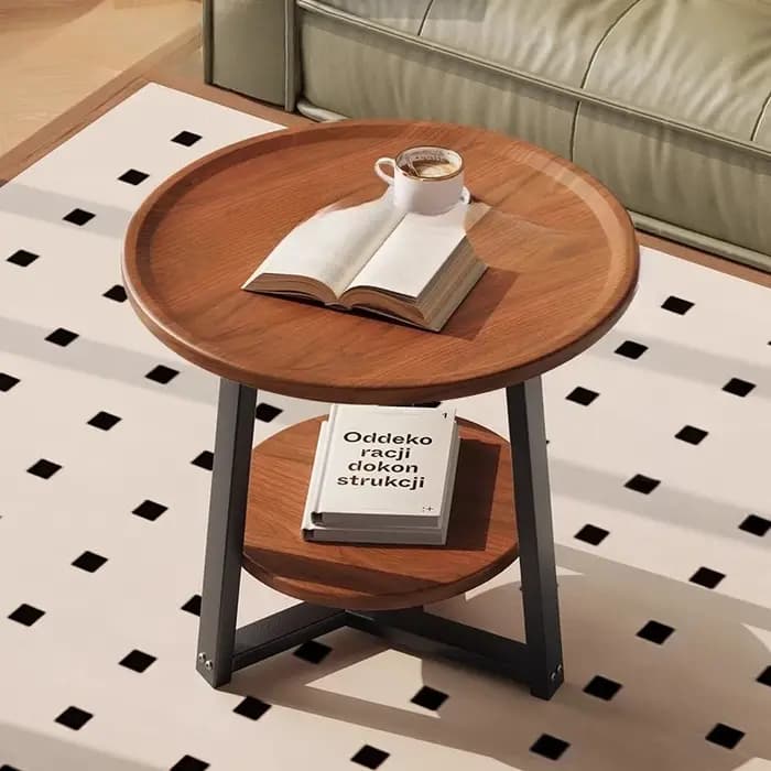 Petites Tables basses rondes en bois