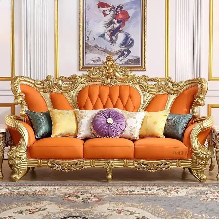 Adultes canapé design Double classique enfants coussin appartement canapés romantique grand Divani Da Soggiorno meubles décoration