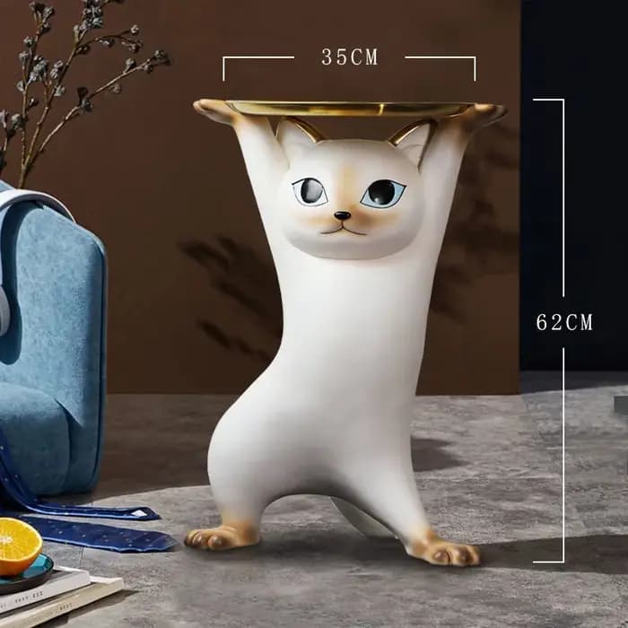 Table basse en forme de chat enchanteresse