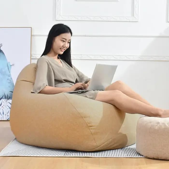 Housse de canapé en forme de pouf pour chaise