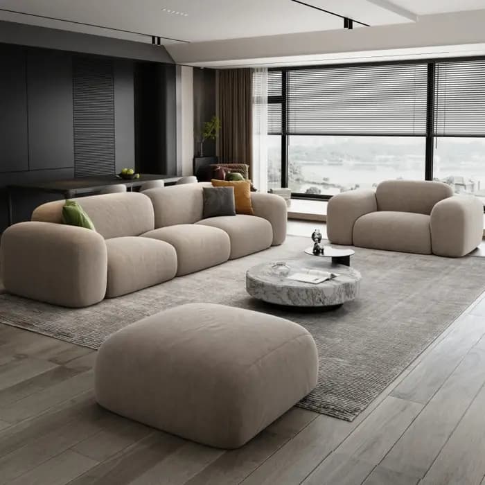 Relaxings Double Salon canapés Design nordique doux classique canapé élégant confortable Meuble
