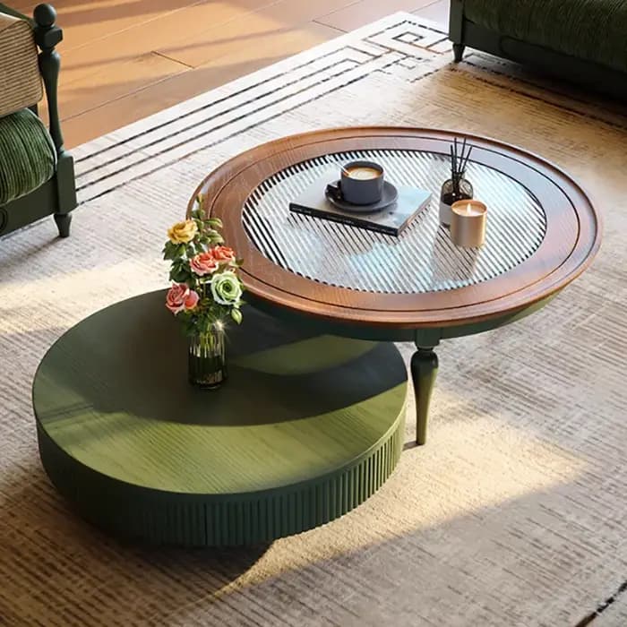 Table basse Glam Vintage Design du milieu du siècle