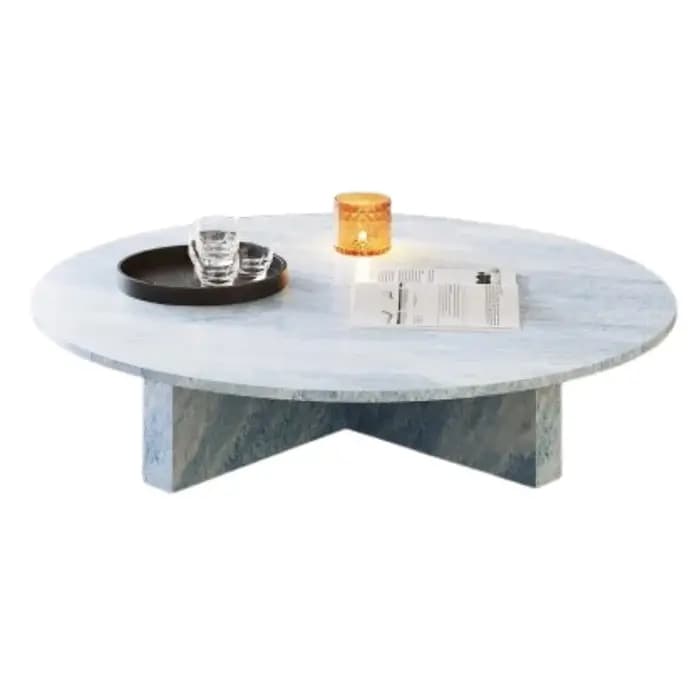 Organisateur Table basse au sol italien Glam clair affichage