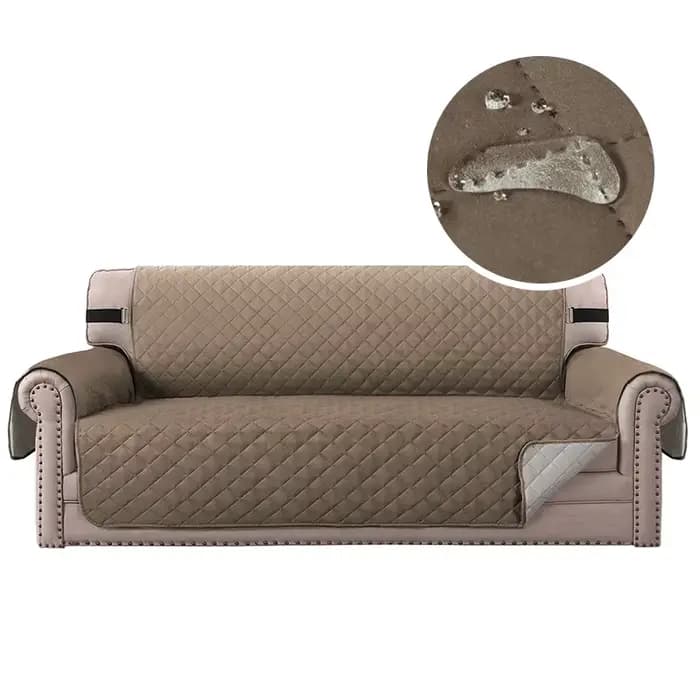 Juste extensible pour canapé et fauteuil 1/2/3/4 places, en tissu imperméable, coordonnante, facile