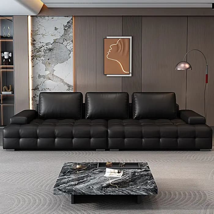 Canapés modernes italiens lit appartement de luxe fauteuils de détente