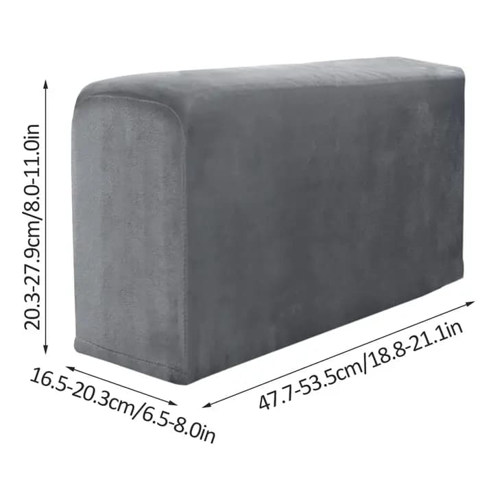 Housse de protection universelle pour accoudoir de canapé, 2 pièces, housse de fauteuil, antidérapan