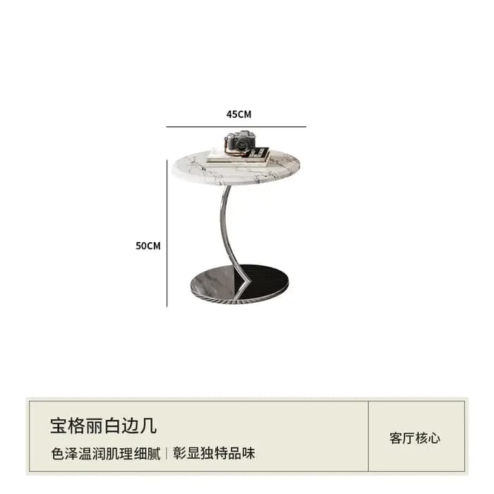 Table basse de salon moderne Design de luxe Tables basses minimalistes Premium livres Glam grands Mu