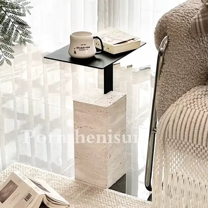 Table basse en marbre italienne