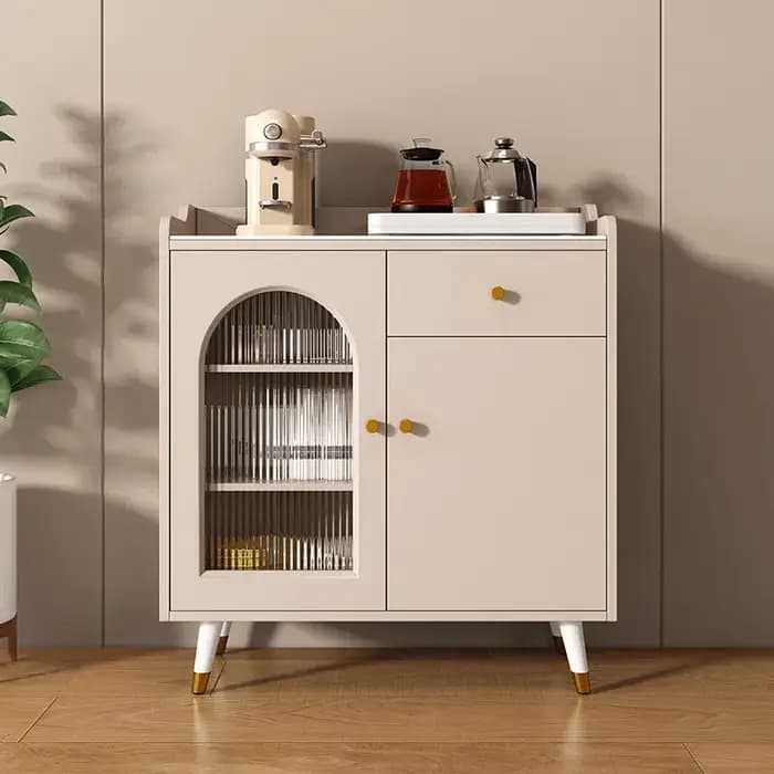 Meubles de salon de qualité, armoires de rangement créatives de style crème, vitrine moderne, mobili