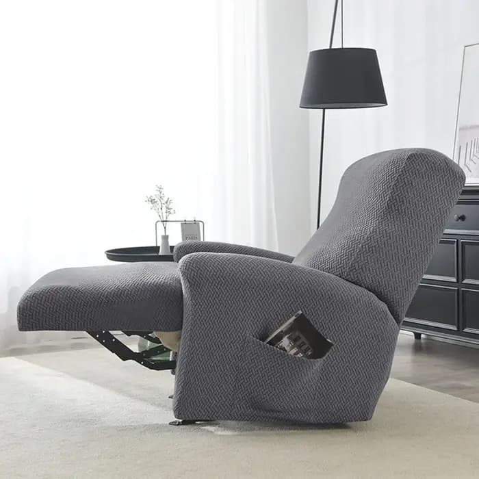 Housses de canapé inclinables extensibles en Jacquard