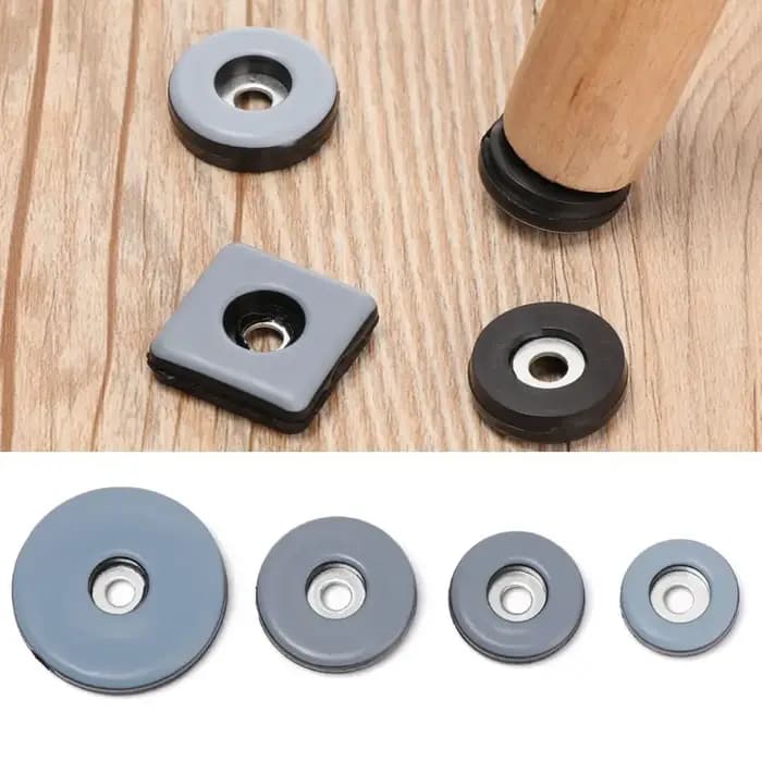 8 pièces maison Anti-abrasion doux Table canapé facile à déplacer raccords de chaise protecteur de sol meubles jambe curseur tampons tapis antidérapant Anti bruyant