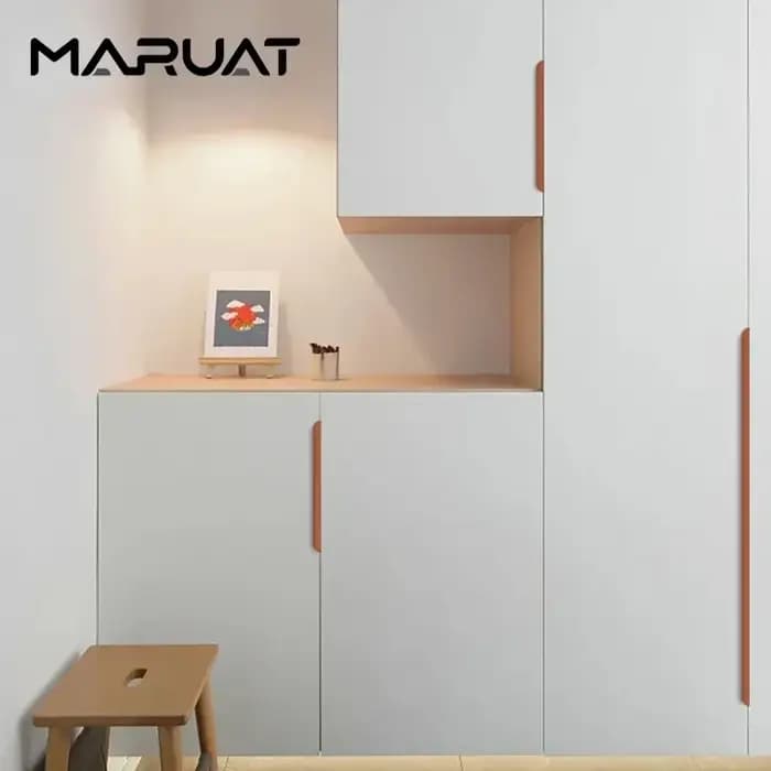 Poignée de meuble tiroir Invisible intégré cuisine salle de rangement armoire coiffeuse en alliage d'aluminium poignée de porte intérieure