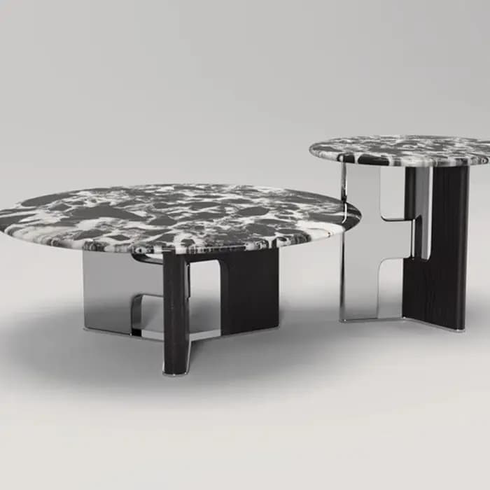 Organisateur Tables basses noires Design moderne