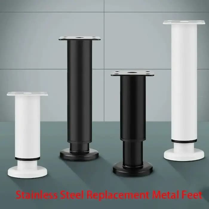 1 pièce Nouvelle Patte de Meuble Réglable de Remplacement en Acier Inoxydable Durable, Pied de Table