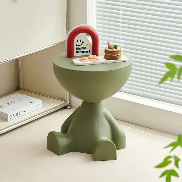Table basse plate en plastique de style simple DE 2 pour la maison