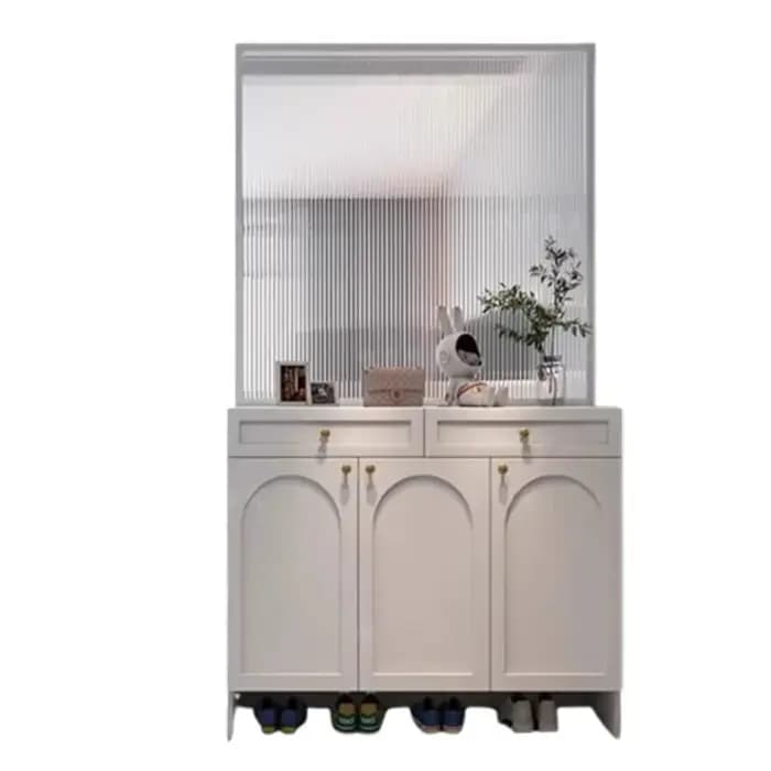 Armoire d'entrée moderne en verre pour bijoux