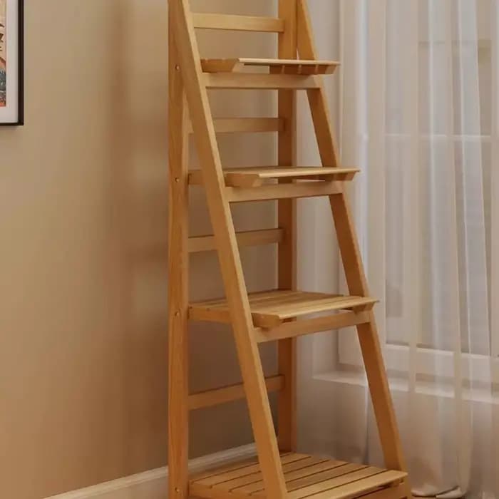 Étagère à plantes en bois
