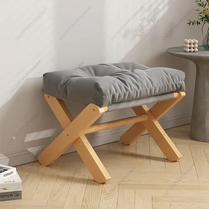 Repose-pieds Ottoman pour Canapé, Repose-pieds Domestique, Repose-pieds en Bois Massif pour Bureau e