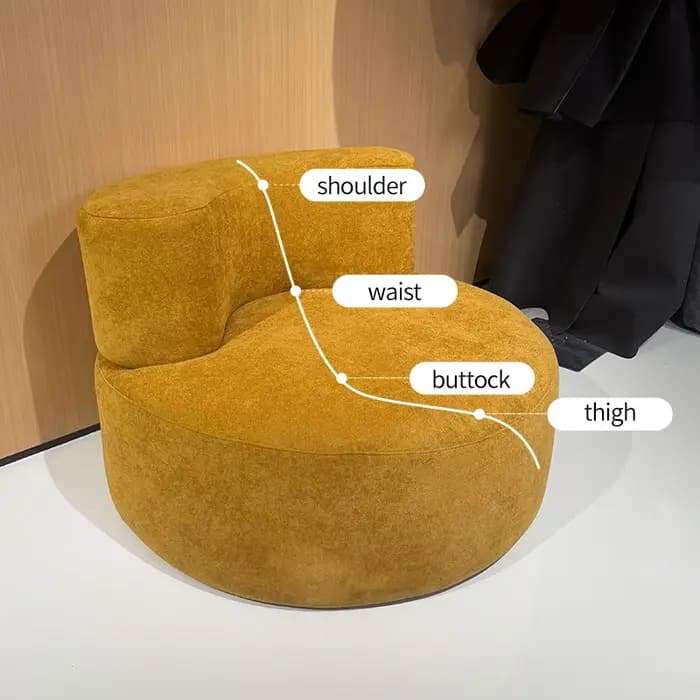 Canapé d'angle à Compression en tissu