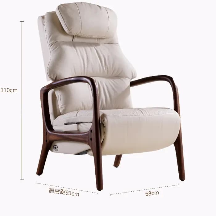 Fauteuils de salon en cuir