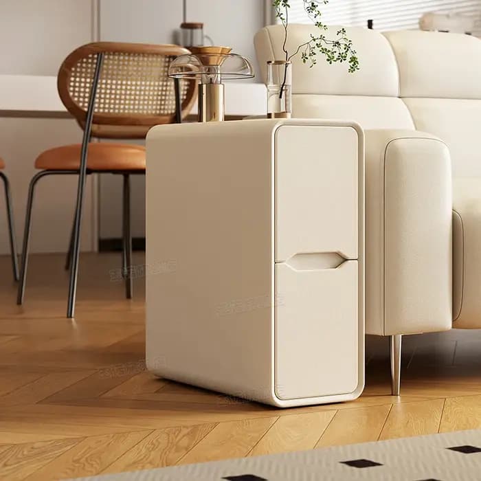 Armoire latérale de canapé Ultra-étroite de luxe