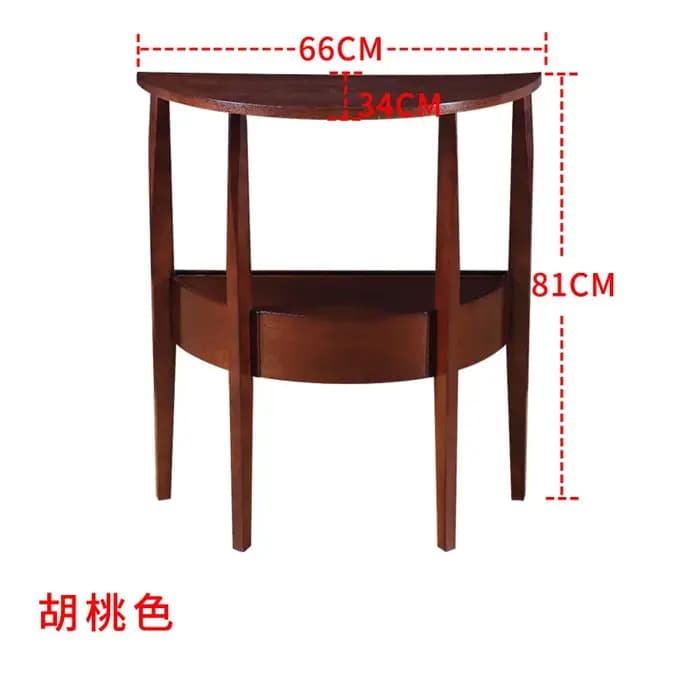 Table console étroite de style campagnard avec tiroir rétro Glamour Table console du milieu du siècl