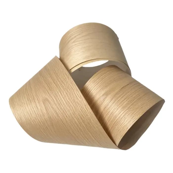 Feuille de placage en bois de chêne blanc naturel, artisanat de placage en bois pour la domination d