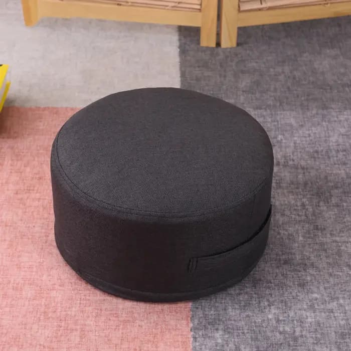 Coussin d'assise au sol, repose-pieds, canapé rond, pouf, aide-pied