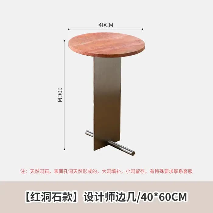 Table d'appoint moderne pour canapé, table basse ronde, table de chevet, table d'appoint minimaliste