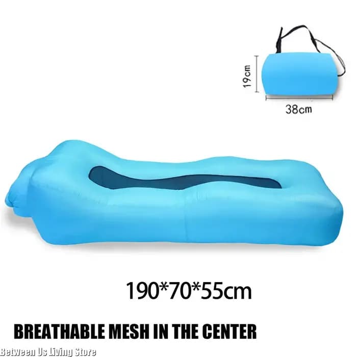 Canapé-lit gonflable de luxe – Conception extra large sans rouleau pour la plage
