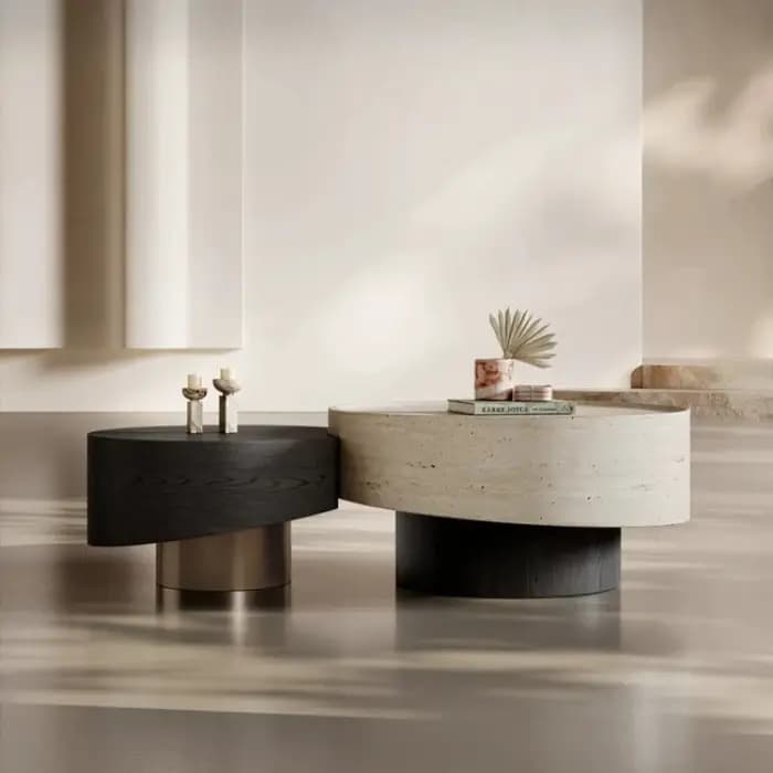 Table basse minimaliste italienne