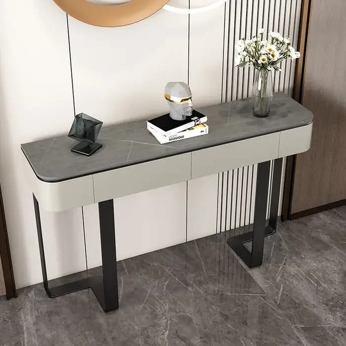 Table console tendance et populaire, table d'entrée de luxe minimaliste, nouveau style de designer, Tavolo Ingresso, mobilier moderne pour la maison