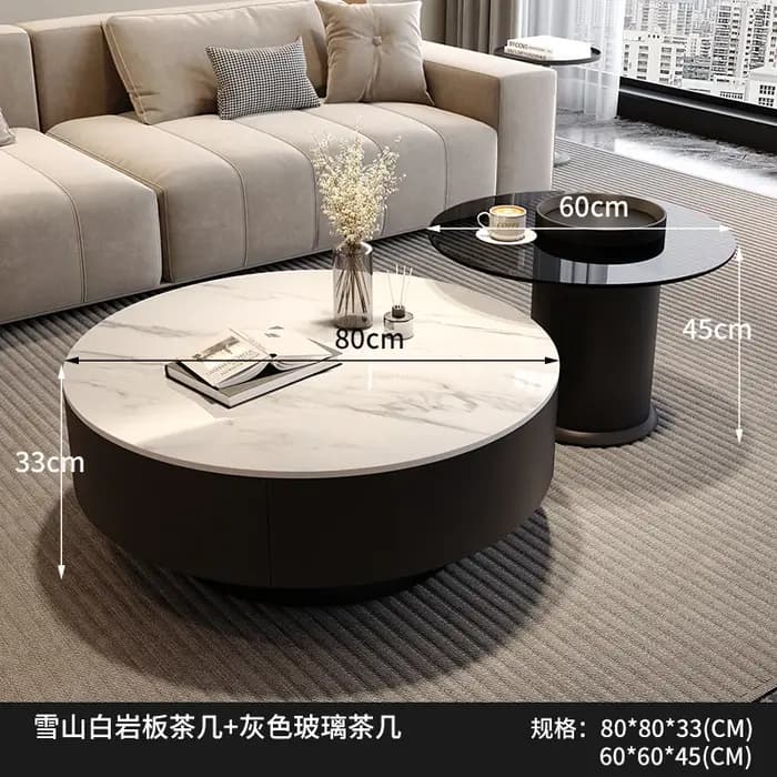 Table basse nordique créative rangement tendance